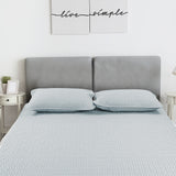 DreamZ Latex Cooling Bed Sheet Set Fitted 3PCS Queen - Close-Up Angle
