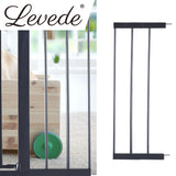 Levede Baby Safety Gate Adjustable Pet Black 20cm Extension-2006733311191420935