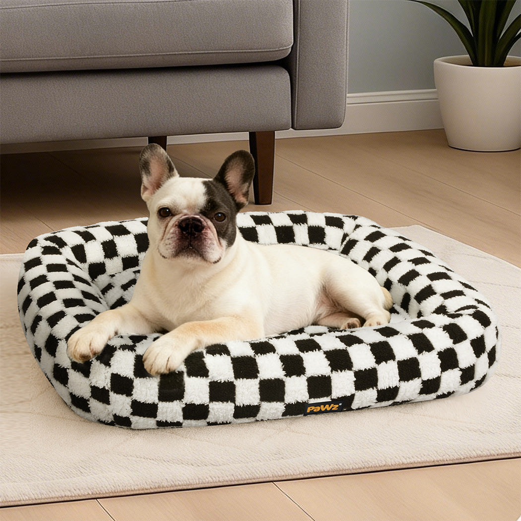 Pawz Dog Bed Calming Pet Plush Bed Soft Washable Bed-2011971121976578055