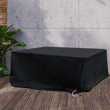 Marlow Outdoor Furniture Cover Garden Black 15cm - Close-Up Angle