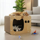 Pawz Cat Scratcher Board Scratching Cardboard - Close-Up Angle