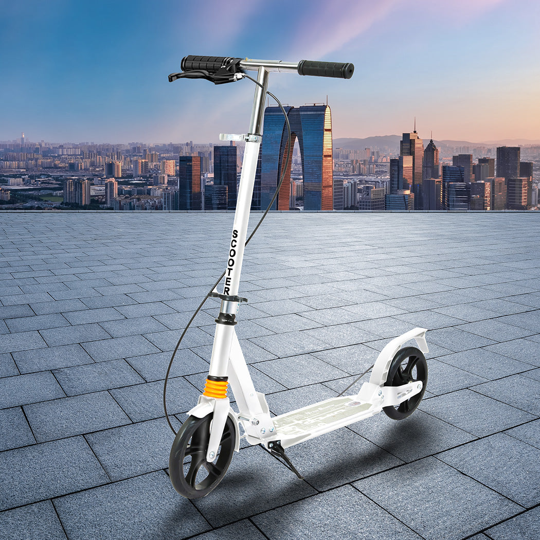 MONVELO Adult Commuter Foldable Scooter White-2006732850245799942