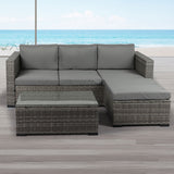 Levede 5pcs Outdoor Sofa Set Patio Furniture - Close-Up Angle