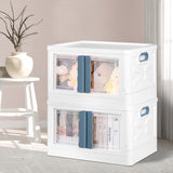Storage Box Stackable Container 45L Blue-2018816688564342791
