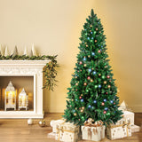 SANTACO Prelit Slim Pencil Christmas Tree 1.5M - Close-Up Angle