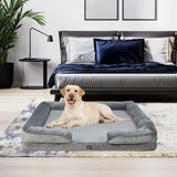 PaWz Memory Foam Pet Sofa Bed Cushion XL X-Large - Close-Up Angle