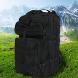 Slimbridge 40L Military Tactical Backpack Black - Rear View