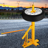 Manan Manual Tyre Changer Tire Changer Yellow - Close-Up Angle