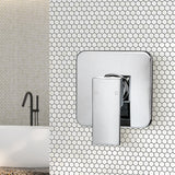 Dutxa Brass Shower Mixer Tap Cold Hot Charcoal-2006733190127030279