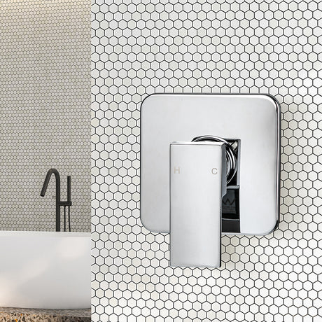 Dutxa Brass Shower Mixer Tap Cold Hot Charcoal-2006733190127030279