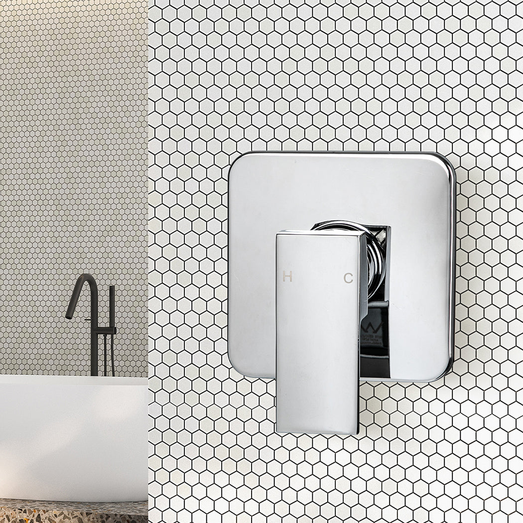 Dutxa Brass Shower Mixer Tap Cold Hot Charcoal-2006733190127030279