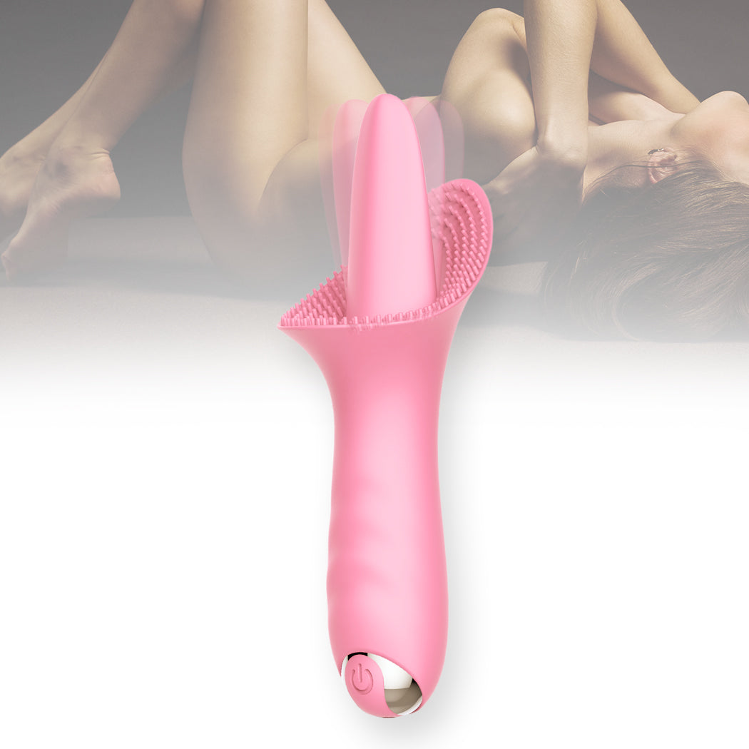 Urway Vibrator Licking Tongue Sex Toy Pink-2018816675247427591