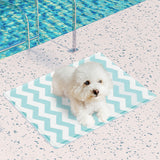 Pawz Pet Cooling Mat S Blue - Rear View