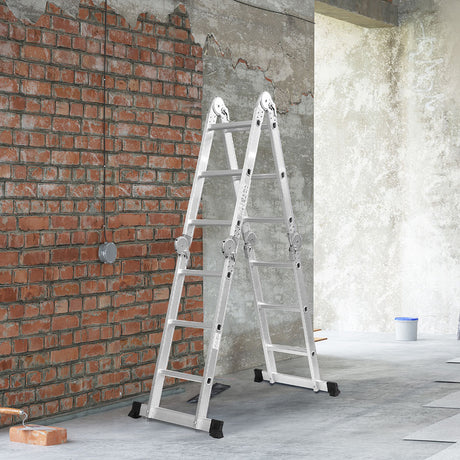 Traderight Multi Purpose Ladder Aluminium-2006733177204379655