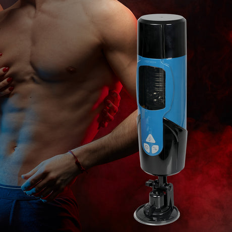 Urway Masturbation Cup Vibrating Pocket Blue-1954802636276502535