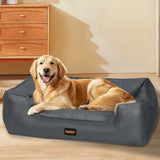 Pawz Waterproof Pet Dog Calming Bed - Close-Up Angle