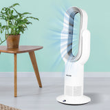 Spector Bladeless Fan Electric Cooler Silver - Close-Up Angle