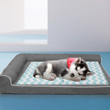Pawz Pet Cooling Mat M Blue - Close-Up Angle