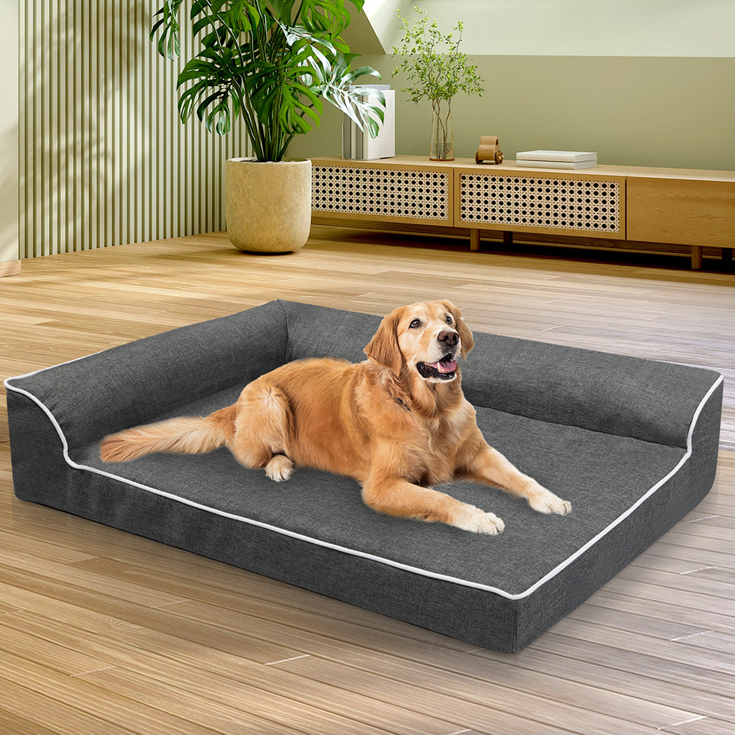 Pawz Orthopedic Dog Bed XXL Grey-2006732881807937543