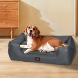 Pawz Waterproof Pet Dog Calming Bed - Close-Up Angle