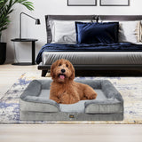 PaWz Memory Foam Pet Sofa Bed Cushion M Medium - Close-Up Angle
