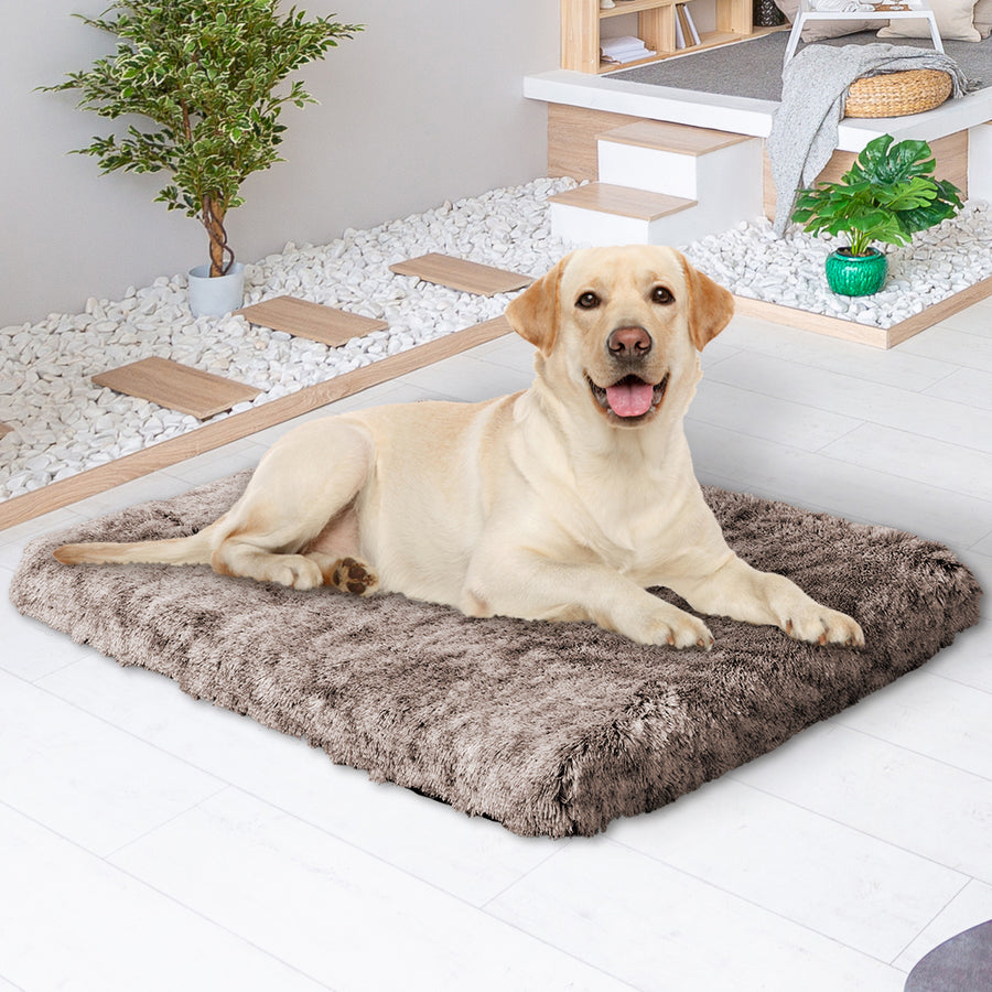 PaWz Dog Mat Pet Calming Bed Memory L Coffee Large-2018816707749089287