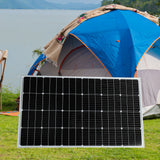 12V 300W Solar Panel Kit Mono Caravan - Close-Up Angle