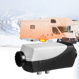 Diesel Heater Air 12V 5KW Caravan Thermostat - Close-Up Angle
