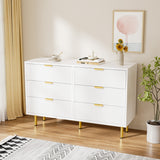 Levede Chest of 6 Drawers - Close-Up Angle