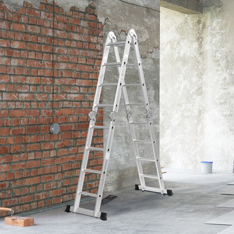 Traderight Multi Purpose Ladder Aluminium-2018816831023878151