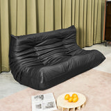 Levede 2 Seaters Floor Sofa Caterpillar Lounge - Close-Up Angle