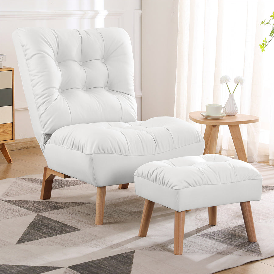 Levede Sofa Ottoman Set Accent Recliner-2006733303541010439