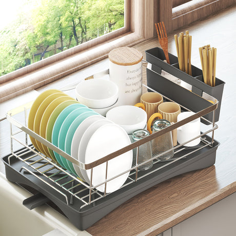 Toque Dish Drying Rack Plate Drainer Cup Holder-2006732713024950279