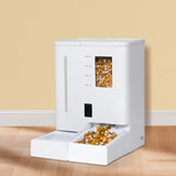 Pawz 2-in-1 Automatic Pet Cat Dog Feeder Water Set - Close-Up Angle