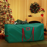 Christmas Tree Storage Bag Large Green - Close-Up Angle