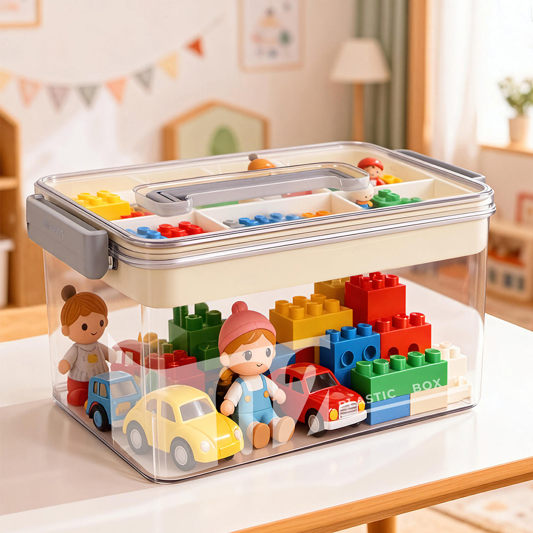 Levede Medical Storage Box Two Layer Medicine Case-2011971129425661959