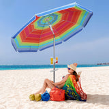 Mountview 2M Outdoor Beach Umbrellas Sand Colorful - Close-Up Angle