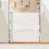 BoPeep Retractable Baby Safety Gates 150cm White 150 cm - Close-Up Angle