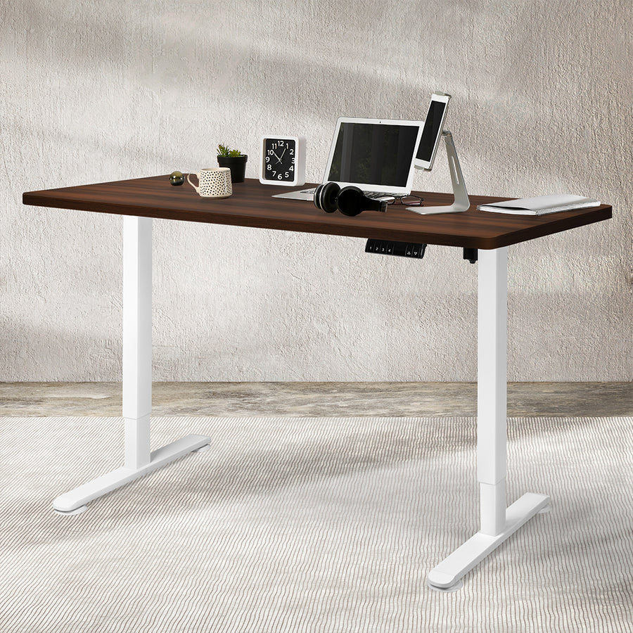 Levede Motorised Standing Desk Height 120cm Walnut 800x 1.5MM-2018816928264622087