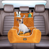 PaWz Pet Car Seat Travel Safety Carrier Orange - Rear View