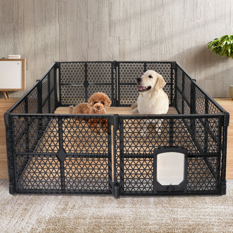 PaWz Pet Playpen Folding Dog Plastic L Large-2006732971721232391