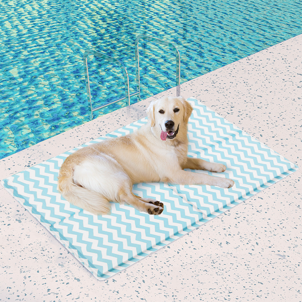 Pawz Pet Cooling Mat XL Blue-2006732884844613639