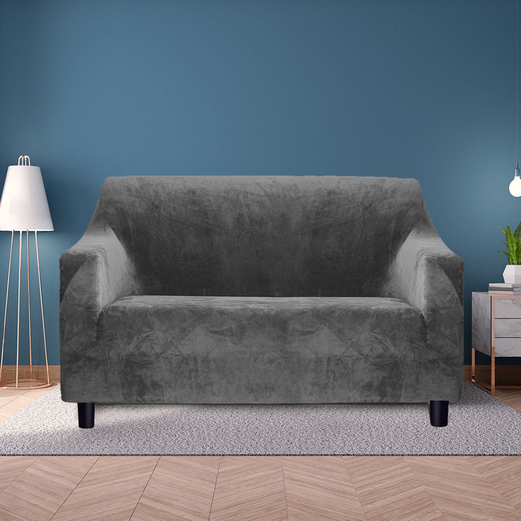 Marlow Sofa Covers 2 Seater High Stretch Grey-1954802341286907911