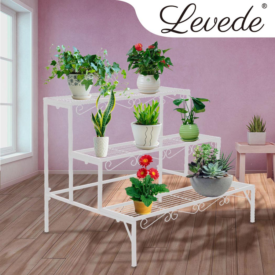 Levede Plant Stands Outdoor Indoor Metal-2018816844957356039