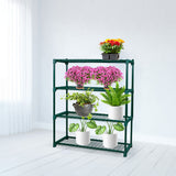 Levede 2x 4 Tier Plant Stand Shelves - Close-Up Angle