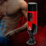Urway Masturbation Cup Vibrating Pocket Red - Close-Up Angle