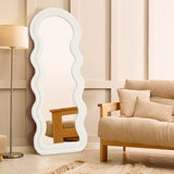 Yezi Full Length Mirror 1.6m Floor Standing - Close-Up Angle