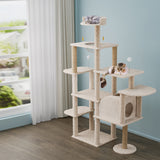 Pawz Cat Tree Tower Large Scratcher Condo House 172cm - Close-Up Angle
