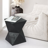 Levede Side Table Terrazzo Geometric - Close-Up Angle