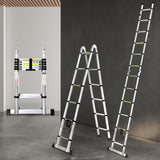 Traderight Folding Multi Purpose Ladder 12 Step - Close-Up Angle